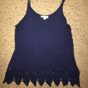 Navy Blue Top